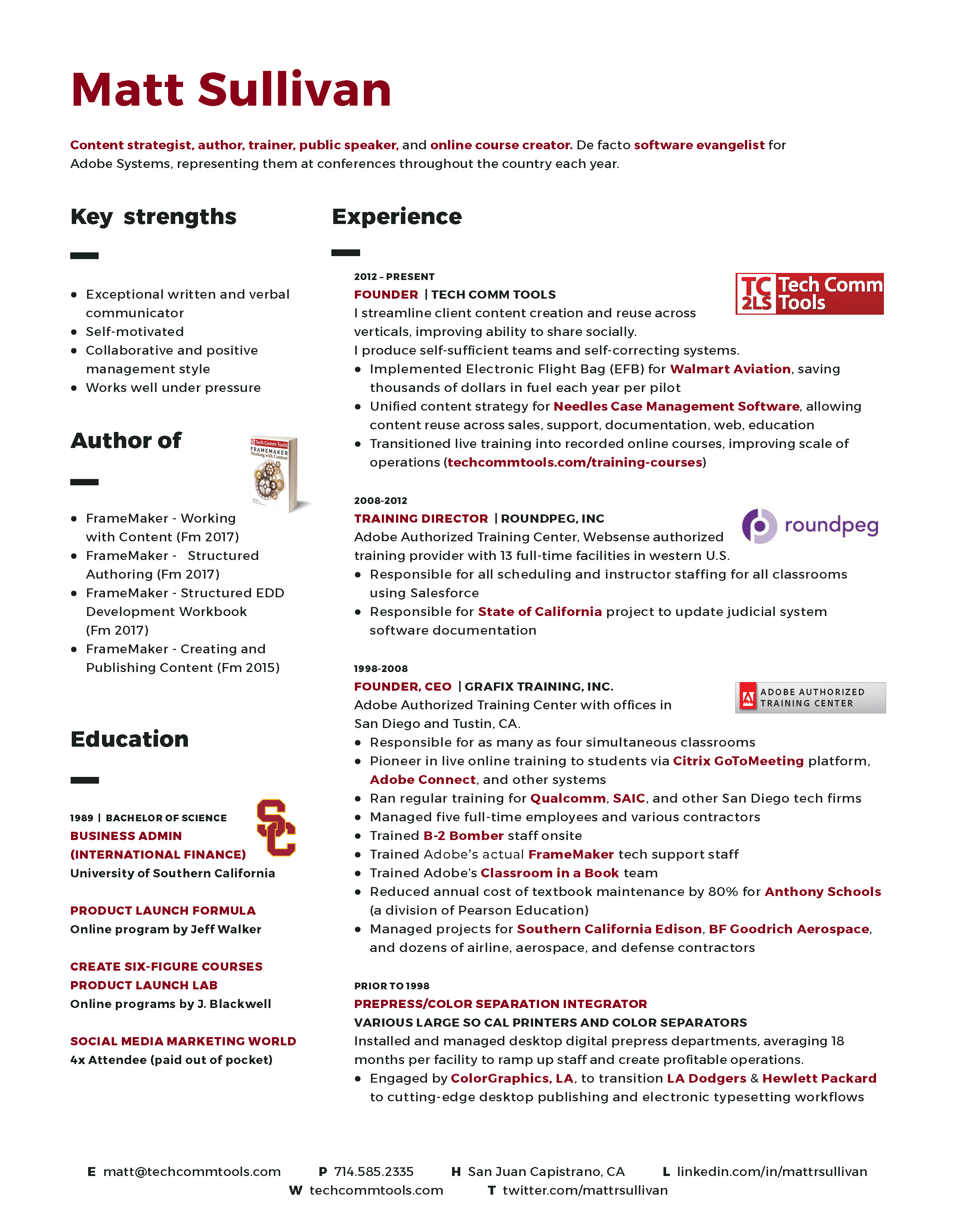 Matt Sullivan Resume_Page_1 Matt Sullivan Resume_Page_1