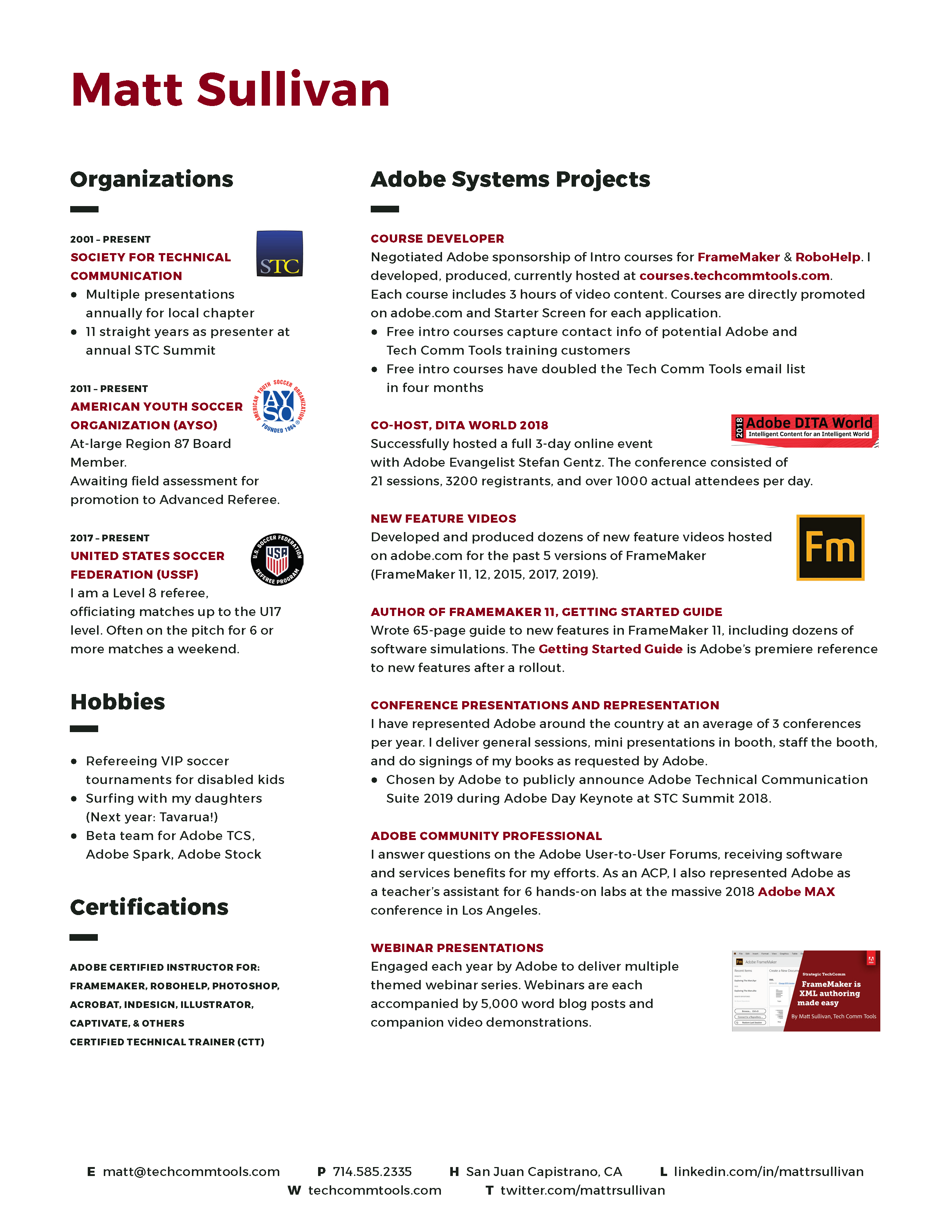 Matt Sullivan Resume_Page_2 Matt Sullivan Resume_Page_2